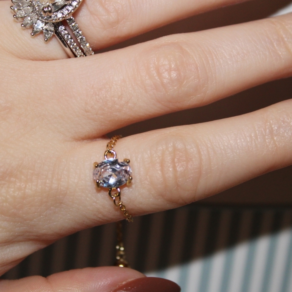Angel Light Chain Ring